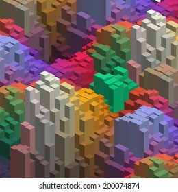abstract background consisting of triangles