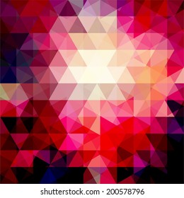 abstract background consisting of triangles