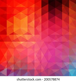 abstract background consisting of triangles