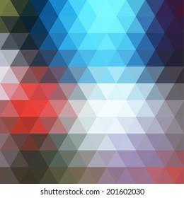 abstract background consisting of triangles