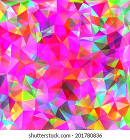 abstract background consisting of triangles