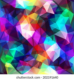 abstract background consisting of triangles