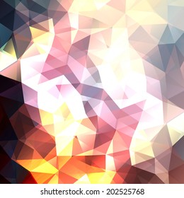 abstract background consisting of triangles