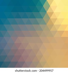 abstract background consisting of triangles