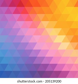abstract background consisting of triangles