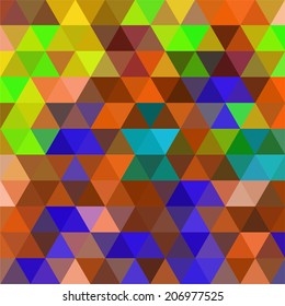 abstract background consisting of triangles