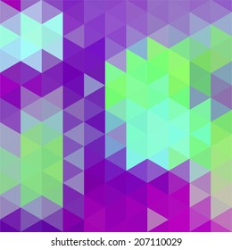 abstract background consisting of triangles
