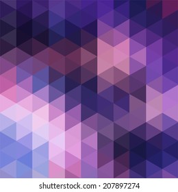 abstract background consisting of triangles