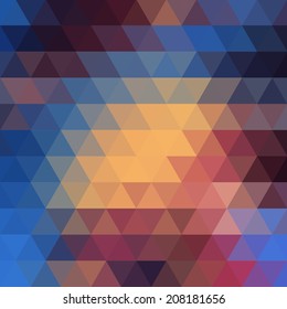 abstract background consisting of triangles