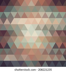 abstract background consisting of triangles