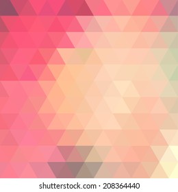 abstract background consisting of triangles