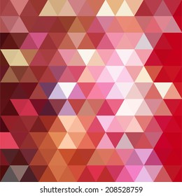 abstract background consisting of triangles
