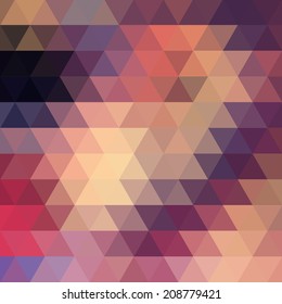 abstract background consisting of triangles