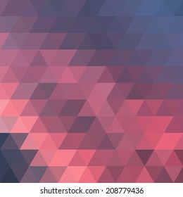 abstract background consisting of triangles