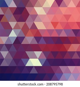 abstract background consisting of triangles