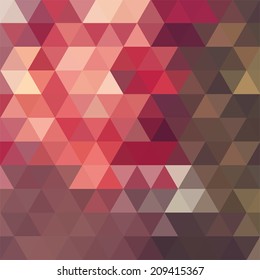 abstract background consisting of triangles