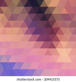 abstract background consisting of triangles