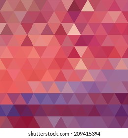 abstract background consisting of triangles
