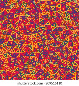 abstract background consisting of triangles