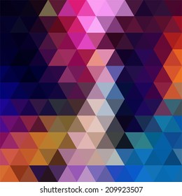abstract background consisting of triangles