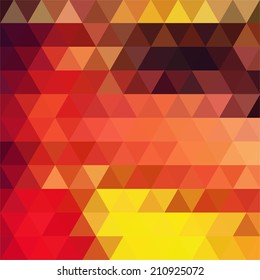 abstract background consisting of triangles