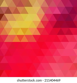 abstract background consisting of triangles