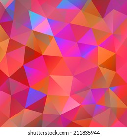 abstract background consisting of triangles