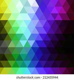 abstract background consisting of triangles