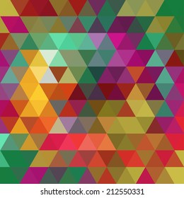 abstract background consisting of triangles