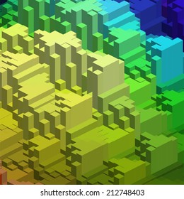 abstract background consisting of triangles