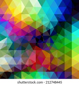 abstract background consisting of triangles