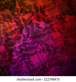 abstract background consisting of triangles