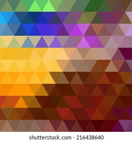 abstract background consisting of triangles