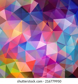 abstract background consisting of triangles