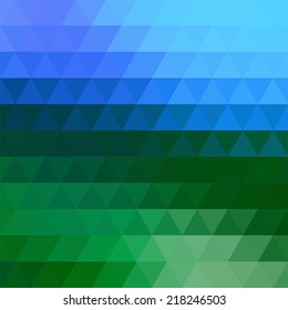abstract background consisting of triangles