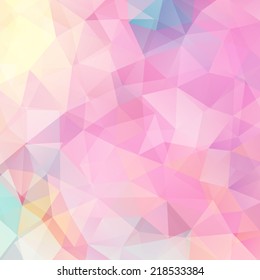 abstract background consisting of triangles