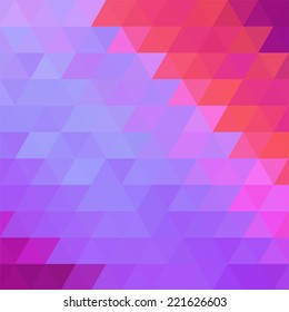 abstract background consisting of triangles