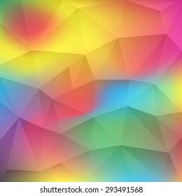 abstract background consisting of triangles