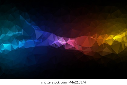 abstract background consisting of triangles