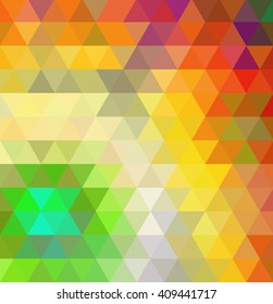 abstract background consisting of triangles of different colors