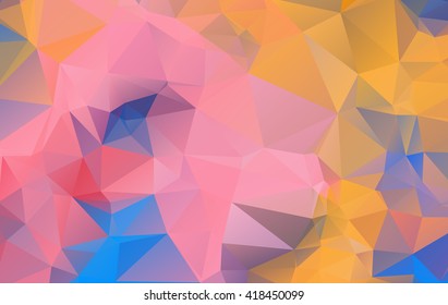 abstract background consisting of triangles eps.10