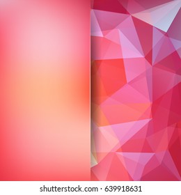 Abstract background consisting of triangles. Geometric design for business presentations or web template banner flyer. Vector illustration