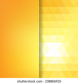 abstract background consisting of triangles and matt glass