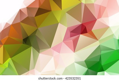 abstract background consisting of triangles, vector  eps.10