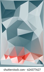 Abstract  background consisting of triangles. Vector illustration art