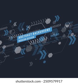 Abstract background consisting of various geometric shapes. A modern design template.