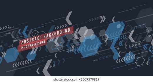 Fundo abstrato consistindo de várias formas geométricas. Um modelo de design moderno.