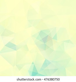 abstract background consisting of yellow, green triangles, vector illustration