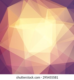 abstract background consisting of yellow, orange triangles