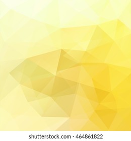 abstract background consisting of yellow triangles, vector illustration
